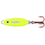 Northland Forage Minnow Spoon, 1/Card, 1/32Oz, #14 Hook Super-Glo Exo Chartreuse, FMS1-1013