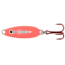 Northland Forage Minnow Spoon, 1/Card, 1/32Oz, #14 Hook Super-Glo Exo Red, FMS1-139