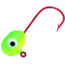 Northland High-Ball Floater Neon Jighead Number 4 4/Cd Parakeet, FJT4-4-1015
