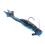 Northland Mimic Minnow Critter Craw, 3/8oz, 3-1/2in, Number 3/0Hk 6/Strip, Black &amp; Blue, MMCC5-6-35