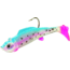 Northland Mimic Minnow Shad Swimbait, 1 7/8in, 1/16 oz, Sz 2 Hook, Glow Rainbow, Strip Card, MM2-6-21