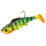 Northland Mimic Minnow Shad Swimbait, 2 1/2in, 1/4 oz, 2/0 Hook, Perch, Strip Card, MM4-6-23