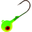 Northland Neon Rz Jig Head 3/8 Oz, 4/Cd UV Parakeet, RZJ5-4-1015