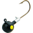 Northland SinkN Jig Head 1/16 oz, Sz 4 Hook, Black, 8/Bag, SNJ2-8-3