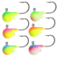 Northland Sting'n Fire-Ball Jig 1/16 Oz, 1/0 Hk Assorted Two Tone 6/Cd, NL-FB2-6-99T
