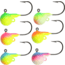 Northland Sting'n Fire-Ball Jig 3/8 Oz, #2/0 Hk Assorted 6/Cd, NL-FB5-6-99