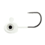 Northland Tungsten Flat Fry Jig - 2/Card - 1/28Oz - #12 Hook - Glo White, TFFJ12-13