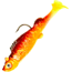 Northland UV Mimic Minnow Swimbait, 2 3/4in, 3/8 oz 3/0 Hook, Tech Tiger, Strip Card, MMUV5-6-38