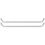 NRS Frame Sport Cat Drop Side Rails 88in x 6in, Gray 92074.02.100
