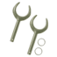 NRS Mini Aluminum Oarlocks, Pair 84023.01.100