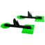 NRS Outlaw Kayak Foot Braces, Green 37321.01.102