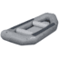 NRS STAR Outlaw 130 Self-Bailing Raft, Gray, 13 Feet, 86225.01.101