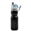 O2 Cool Mist N Sip ArcticSqueeze Dimple Water Bottle - 24 oz-Black
