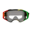 Oakley Airbrake MX Goggles, Rasta/Clear, OO7046-35