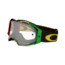 Oakley Airbrake MX Goggles, Rasta/Clear, OO7046-35
