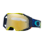 Oakley Airbrake MX Goggles, Starburst Yellow/Blue/Irid, OO7046-42