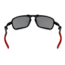 Oakley Badman Sunglasses Dark Carbon Frame, Black Iridium Polarized Lens-OO6020-07