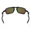 Oakley Badman Sunglasses Dark Carbon Frame, Ruby Iridium Polarized Lens-OO6020-03