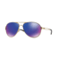 Oakley Caveat Aviator Sunglasses 405414-60 - Polished Gold Frame, + Red Iridium Lenses