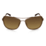 Oakley Conquest Sunglasses Satin Rose Gold/Tortoise Frame, Brown Gradient Polarized Lens-OO4101-01