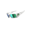 Oakley Crankcase Polished White Frame w/ Jade Iridium Lenses Men's Sunglasses OO9165-03