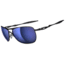 Oakley Crosshair Sunglasses, Ice Iridium Polarized Lens, Polished Black Frame OO4060-11