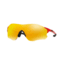 Oakley EVZERO PATH A OO9313 Sunglasses 931309-38 - Infrared Frame, Fire Iridium Lenses