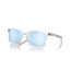 Oakley Exchange Sun Sunglasses, Polished Clear, PRIZM Sapphire Polarized, PRIZM Sapphire Polarized, OO9483-0356