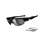 Oakley Fast Jacket Mens Sunglasses Polished Black Frame, Black Iridium and P42 Lens OO9097-16
