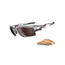 Oakley Fast Jacket XL Sunglasses, Silver Frame, Blk Polar + Persimmon Lens OO9156-08