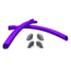 Oakley Half Jckt 2.0 Repl Sock/Nspd Kit Purple 43-557