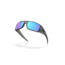 Oakley Heliostat Sunglasses, Matte Grey Smoke, PRIZM Sapphire Polarized, PRIZM Sapphire Polarized, OO9231-2461