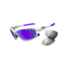 Oakley Jawbone Sunglasses - Polished White Frame w/ Violet Iridium Vented &amp; Light Grey Vented Lenses 24-273