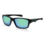Oakley Jupiter Squared Sunglasses, Matte Black Frame and Jade Iridium Polarized Lens OO9135-19