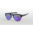 Oakley LATCH KEY OO9394 Sunglasses 939402-55 - Matte Black Frame, Violet Iridium Lenses
