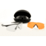 Oakley M Frame Array Sunglasses, Black Frame, Grey, Clear, and Persimmon Lenses 07-371