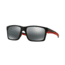 Oakley MAINLINK OO9264 Sunglasses 926412-57 - Matte Black Frame, Black Iridium Lenses
