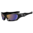 Oakley Monster Dog Polished Black Frame w/Shallow Blue Polarized Lenses Sunglasses 12-750