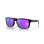 Oakley OO9102 Holbrook Sunglasses, Matte Black Frame, Prizm Violet Lenses, OO9102-9102K6-55