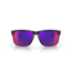 Oakley OO9102 Holbrook Sunglasses, Matte Black Frame, Red Idrium Lenses, OO9102-36