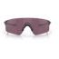 Oakley OO9454 EVZero Blades Sunglasses, Matte Silver/Blue Colorshift Frame, Prizm Road Black Lens, 38, OO9454-945419-38