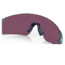Oakley OO9454 EVZero Blades Sunglasses, Matte Silver/Blue Colorshift Frame, Prizm Road Black Lens, 38, OO9454-945419-38