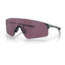 Oakley OO9454 EVZero Blades Sunglasses, Matte Silver/Blue Colorshift Frame, Prizm Road Black Lens, 38, OO9454-945419-38