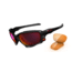 Oakley Jawbone Sunglasses - Polish Blk Frm w/ OO Red Irid Polar + Persim Lens 04-203