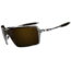 Oakley Probation Brushed Chrome Frame w/ Dark Bronze Lenses Sunglasses OO4041-04