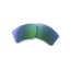 Oakley Quarter Jacket Polarized Replacement Lenses, Jade Iridium, ROO9200CB 2167