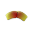 Oakley Quarter Jacket Polarized Replacement Lenses, Ruby Iridium, ROO9200CB 2145