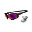 Oakley Racing Jacket Mens Sunglasses Matte Black Ink Frame, OO Red Iridium Polarized Vented and Black Iridium Vented Lens OO9171-20