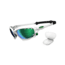 Oakley Racing Jacket Matte White Frame w/ Jade Iridium &amp; Clear Lenses Sunglasses OO9171-02