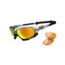 Oakley Racing Jacket Silver Frame w/ Fire Iridium Polarized &amp; Persimmon Lenses Sunglasses OO9171-11